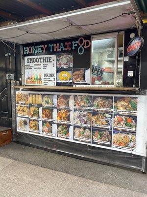 Front of the food cart