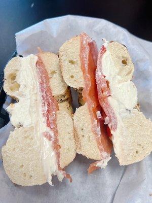 Lox bagel