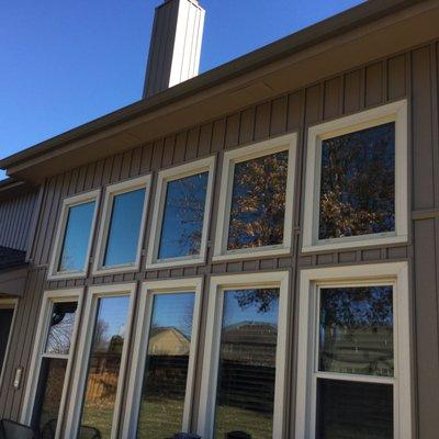 New windows and siding