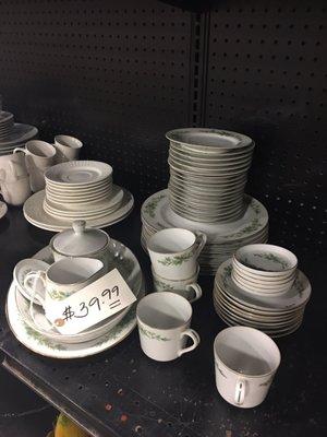 Lots of China dish sets - missing pieces