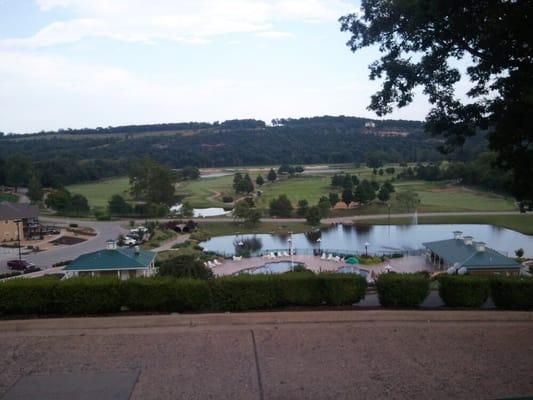 View from clubhouse. Great restaurant with great food