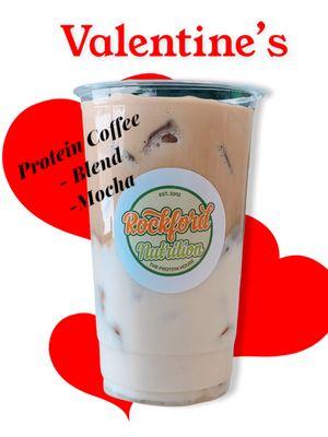 Try our protein coffee with 30gr of protein in the  month of Valentine's Day!