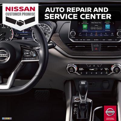 Auto Service Center at Williams Woody Nissan in Sedalia, MO