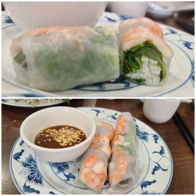 Shrimp summer rolls