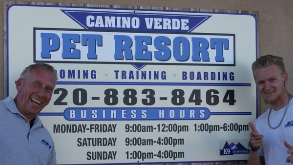 Camino Verde Pet Resort! Great for Dog boarding, Grooming, Training, and more!