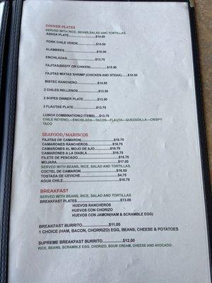 Menu (p. 3 of 4)