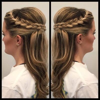 Braided updo by Janette