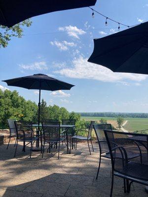 Patio with a view