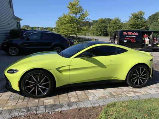 Aston Martin waxed and sealed!!!!