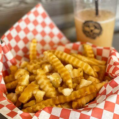 Poutine - Crinkle Fries, Cheese Curds and Gravy