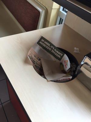 This Del Taco needs to work on cleanliness.