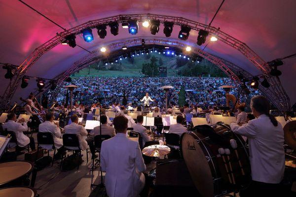 Concert at Deer Valley in Park City, Utah.