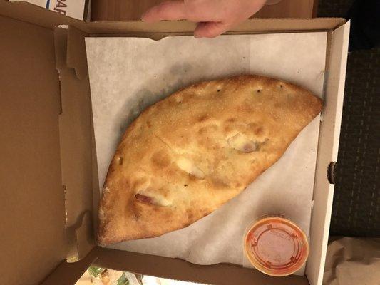 Cheese calzone