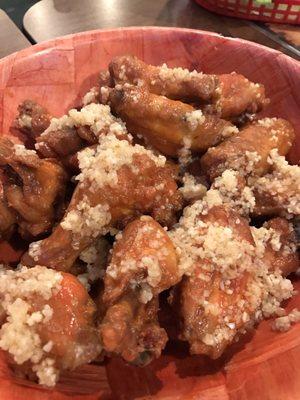 Hot Wings w/ Garlic