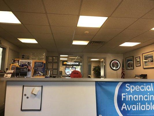 Clean, cozy, welcoming place; when have you ever said that about the place you get your car serviced?