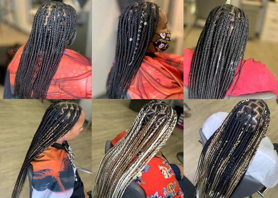 Knotless braids