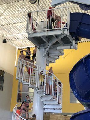 Tower to the water slide