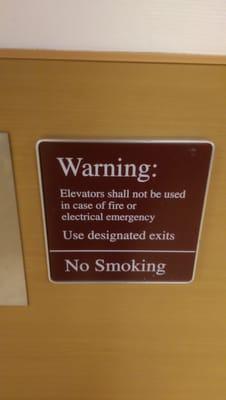 How are people in wheel chairs supposed to get out of a building in the case of a fire if they cant use elevators?