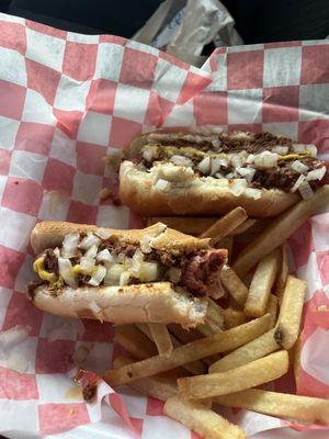 Coney and fries.