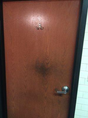 Look at how dirty the door is just from people touching it and not ever getting cleaned