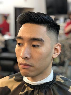 Mid high fade