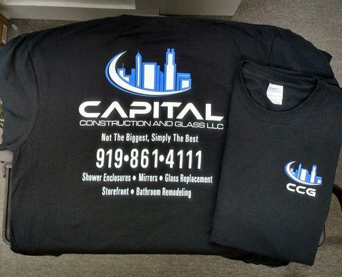 Screen Printing for a classic look to your business garments.