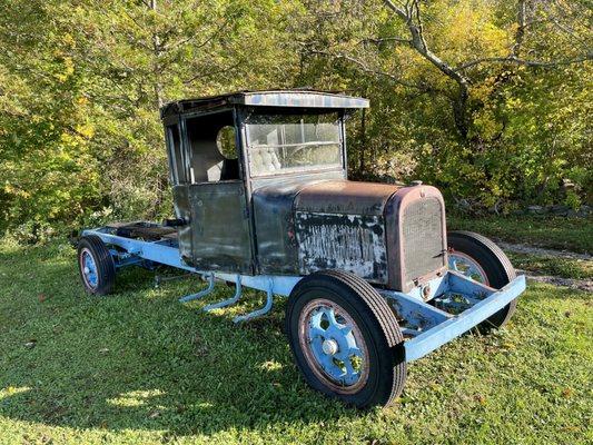 Cool hot rod on the property