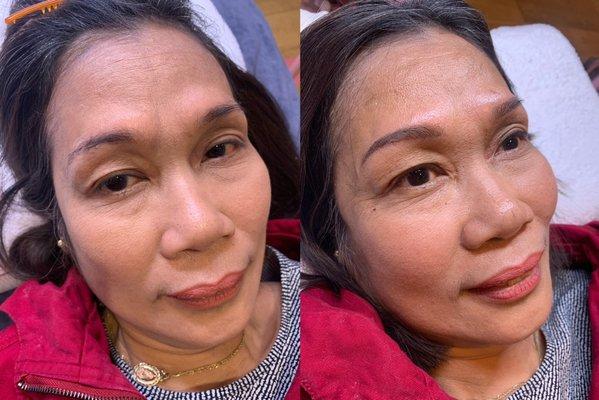 Semi-permanent eyebrows