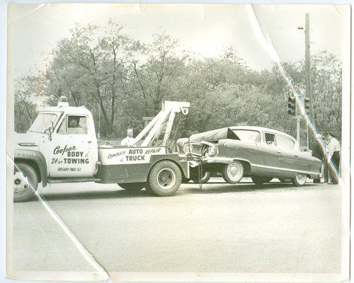 COOPER TOWING A MERGED COMPANY ABOUT 1954 IN ORLAND PARK.