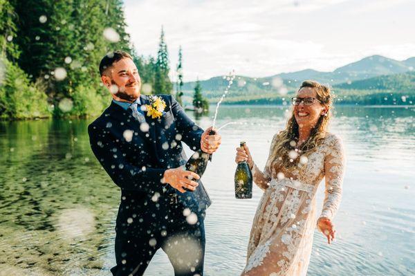 Priest lake elopement