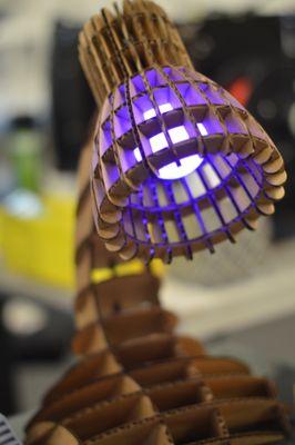 Laser Cut Lamp