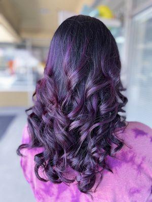 Purple Balayage !