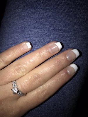 Satisfied with my Shellac French Manicure