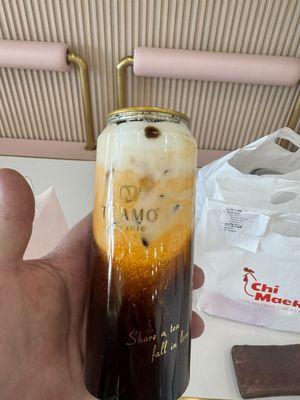 Bubble tea.volcano