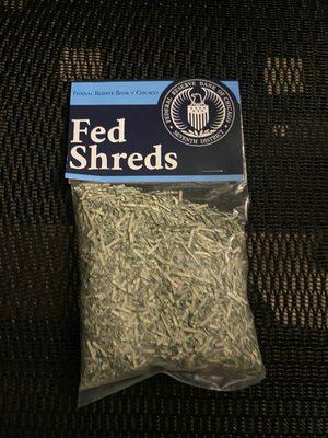 Fed Shred: Reserve is responsible for shredding money