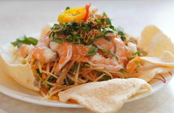 Green papaya salad all shrimp *9/16/23