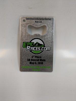 Custom printed credit card sized bottle opener, these are cut and printed in house and can be fully customized