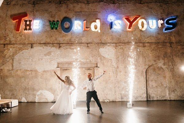 Cold Sparklers for MN Wedding