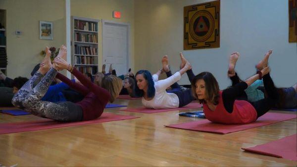 See our class schedule at yaayoga.org