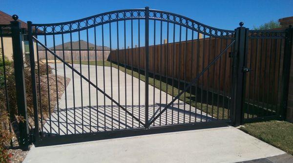 Automated aluminum estate gates add security and value to your home.