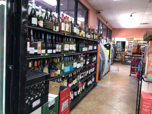 Wine section