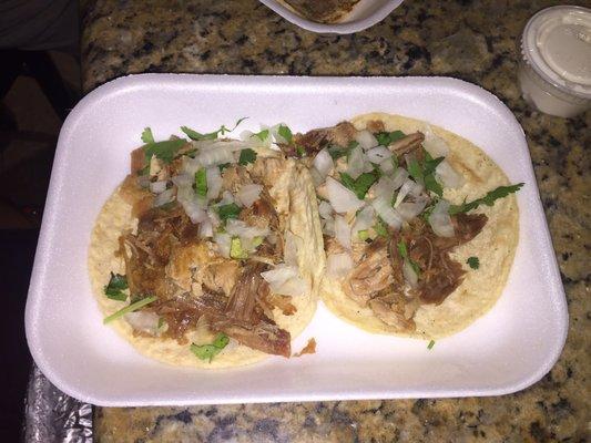 Amazing tacos!! Carnitas Tacos