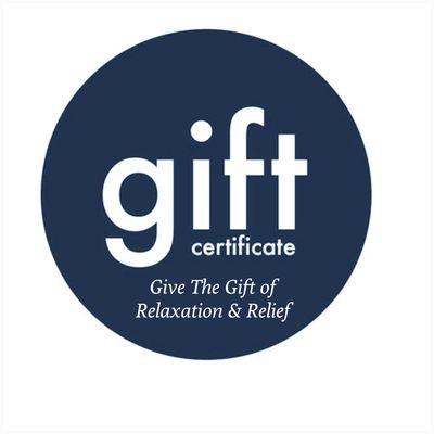 Gift Certificates can be purchased online and printed or we can mail them for you!!!