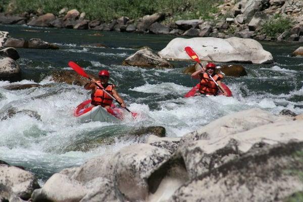 Try an inflatable kayak, no prior experience necessary!