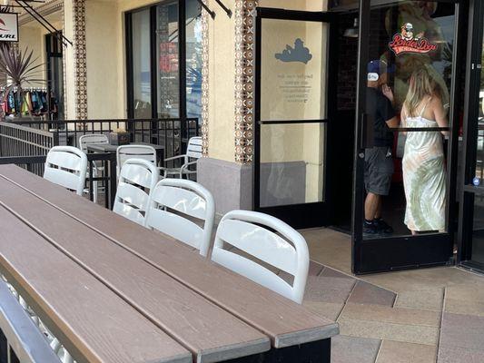 Patio seating