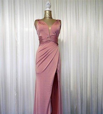 Long Spandex Dress with split