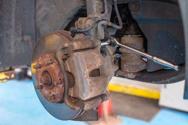 Brake repair & replacement available at Safeway Oil Change & Automotive Services.