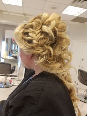 bridal hair trial