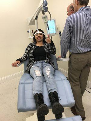 Transcranial Magnetic Stimulation (TMS) treatment