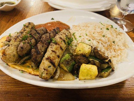 Kafta lamb and chicken